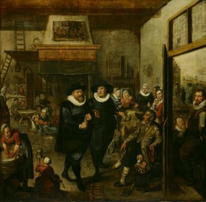Aalmoezeniers op huisbezoek, 1625 - 1630