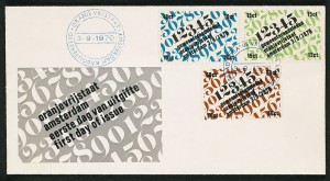 Envelop Oranje vrijstaat Amsterdam kabouterstad, 1970